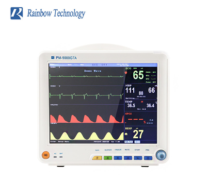 Monitor portatile a 12,1 pollici del monitor ICU di Vital Sign Multi Parameter Patient